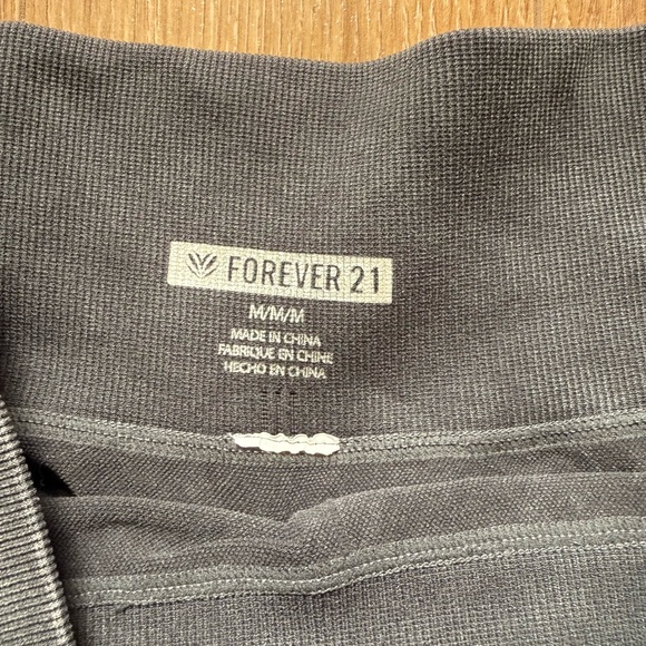 5/$25 - FOREVER 21 Biker Shorts - Dark Gray (like new) - Picture 2 of 5